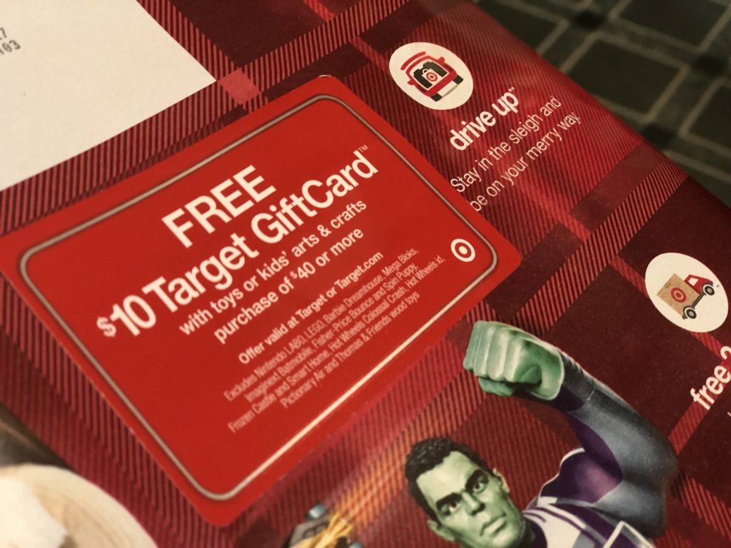 Target Toy Book 2019 Free Gift Card