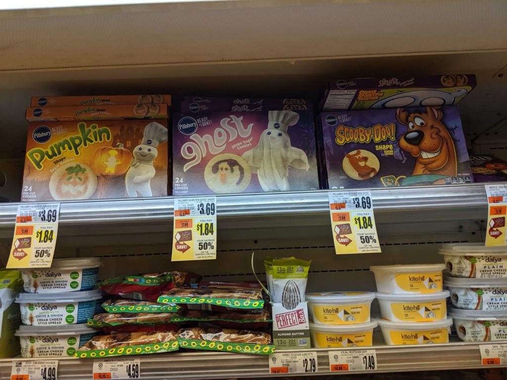 clearanced halloween cookies at tops