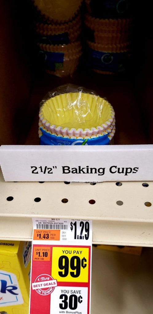 baking cups