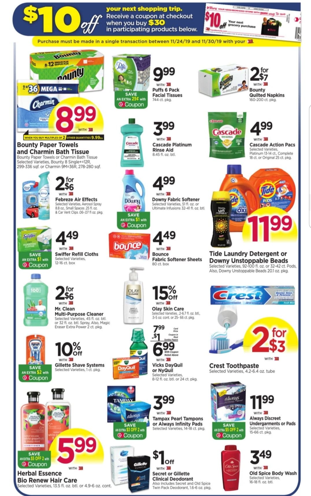 $10 off tops coupon