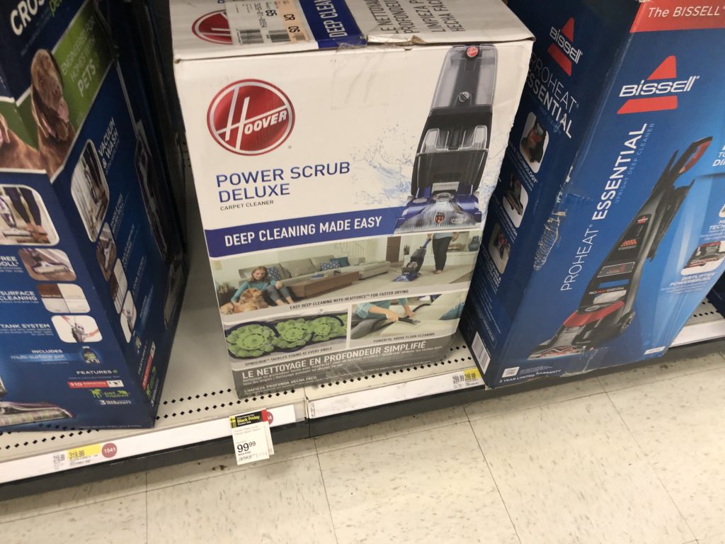 Hoover Power Scrub Deluxe Carpet Cleaner at Target