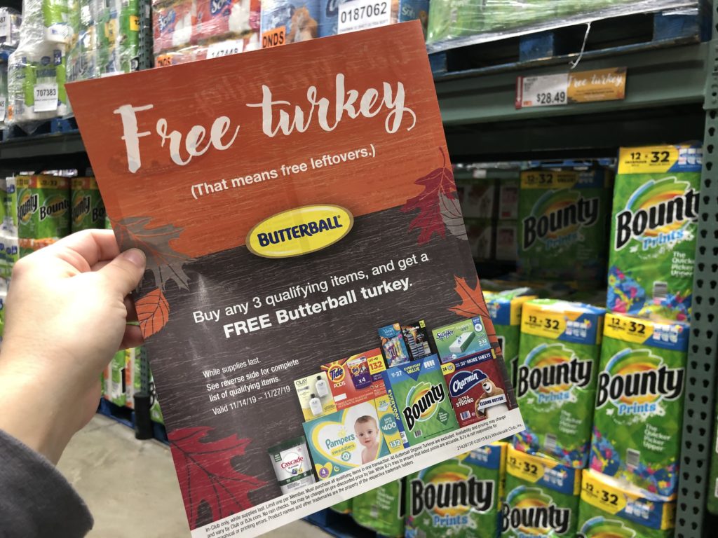 FREE Butterball Turkey at BJ's
