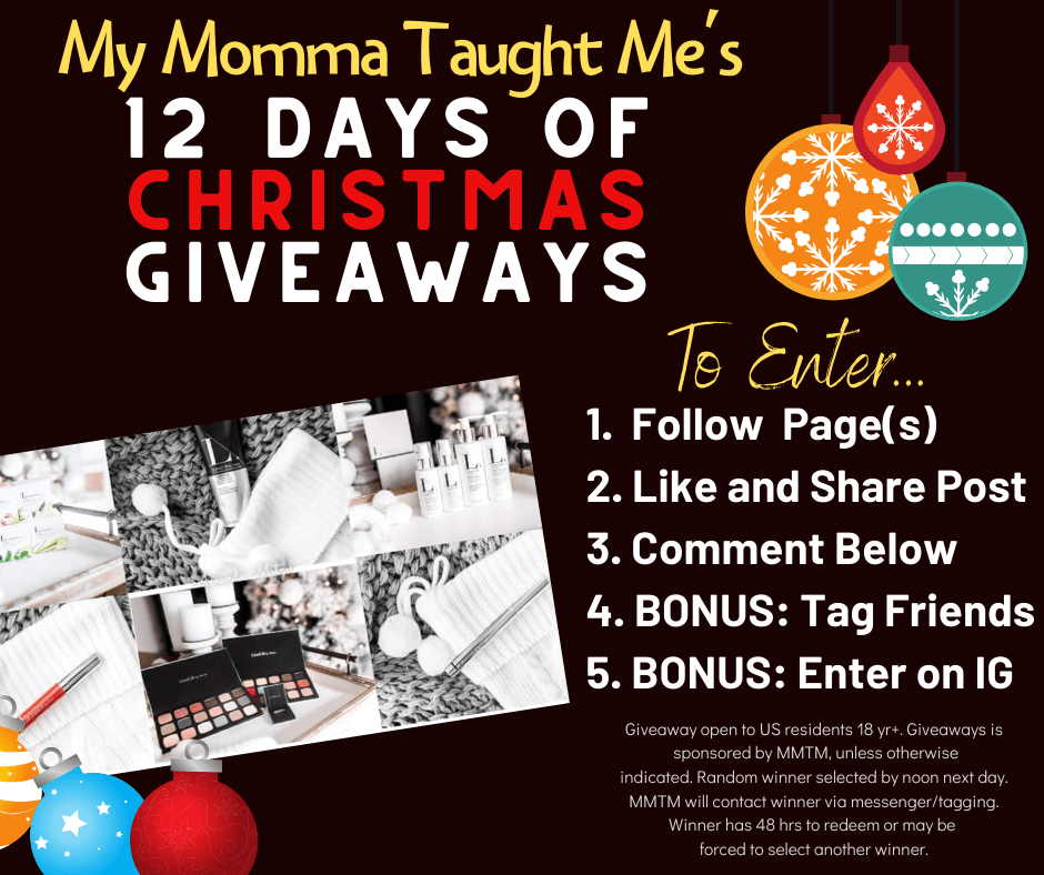 My Momma Taught Me's 12 Days Of Christmas Giveaways Day 11