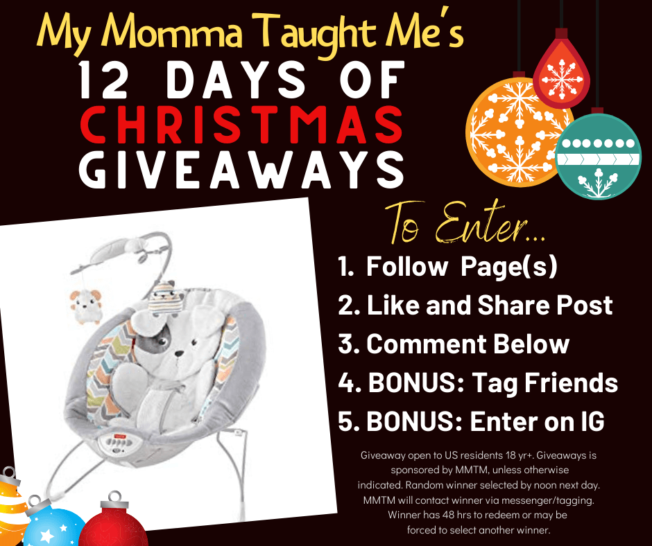 My Momma Taught Me's 12 Days Of Christmas Giveaways Day 2 2 1