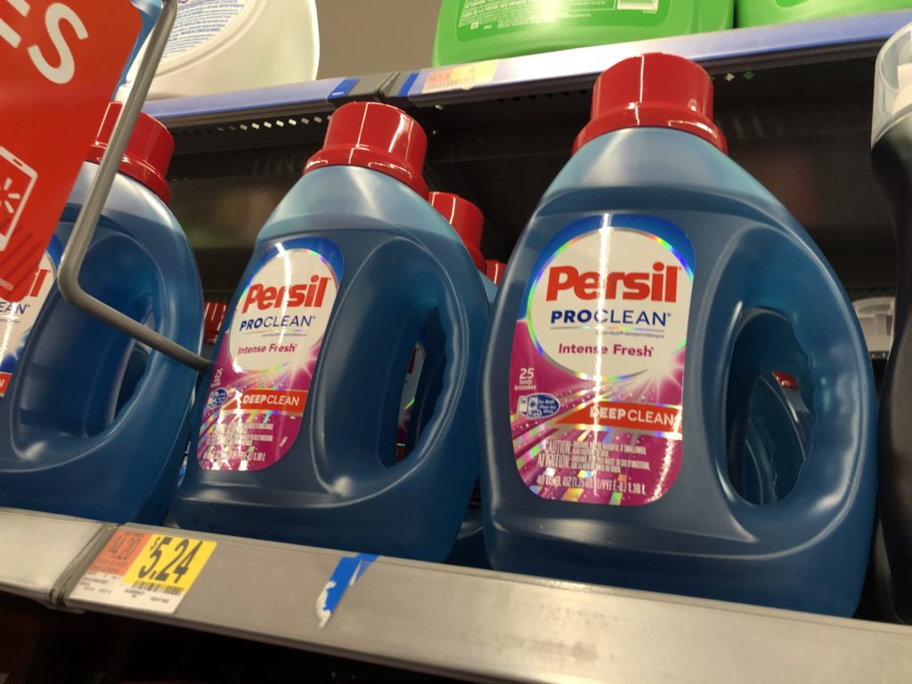 persil liquid detergent at Walmart