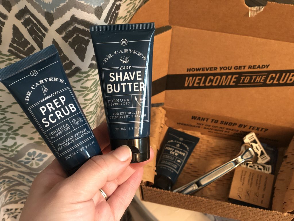Dollar Shave Club Prep Scrub and Shave Butter