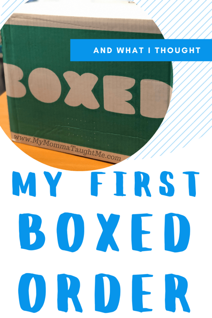 My First Boxed Order And Review