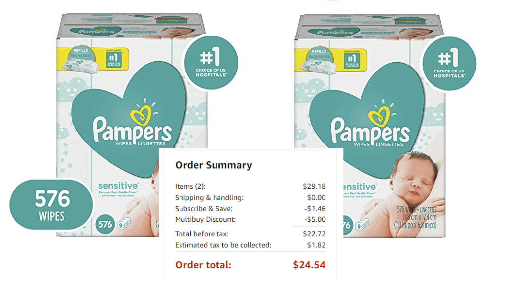 Pampers Wipes Deal