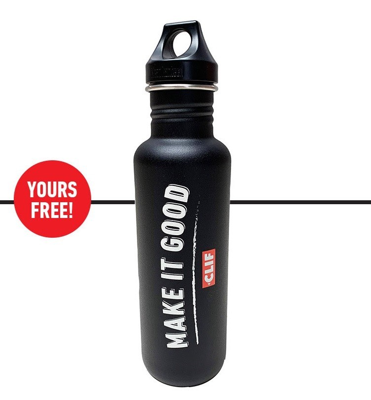 Free Clif Bar Eco Friendly Water Bottle!