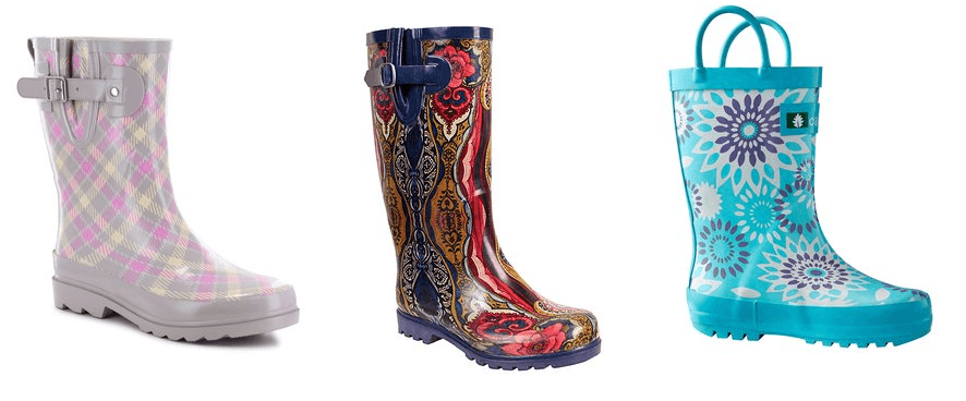 Rain Boots Sale $16 99 And Up