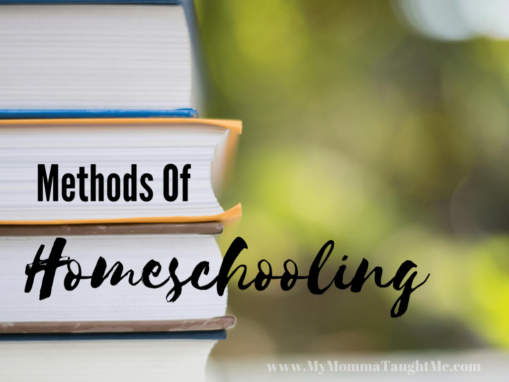 Common Known Methods Of Homeschooling