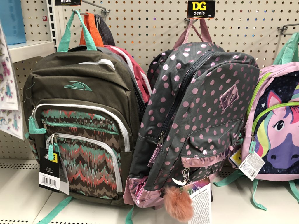 $3 Backpacks at Dollar General Back to School