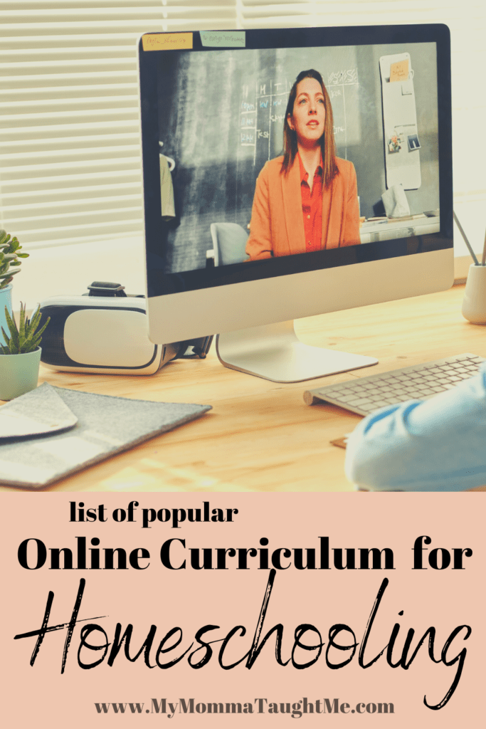 List Of Popular Online Curriculum For Homeschooling