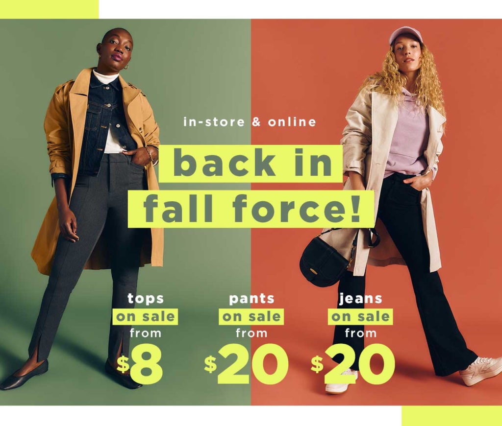 Fall Clothing Old Navy Sale