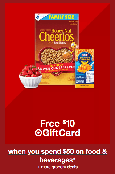 Target Gift Card Deal On Food