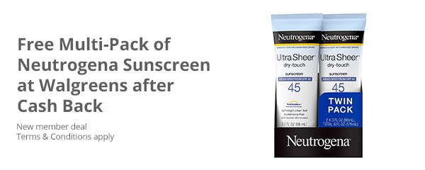 Free Nuetrogena Sunscreen