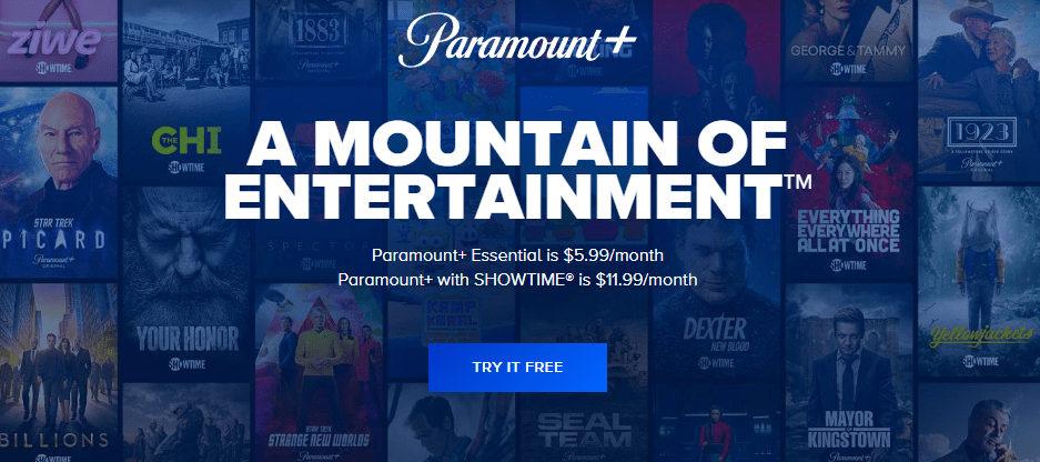 Paramount Plus Free Trial Offer